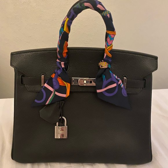 Hermes Birkin 25 Black Palladium Hardware - Picture 3 of 6